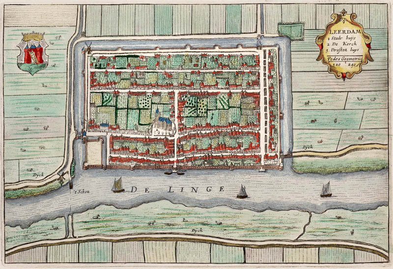 Leerdam 1649 Blaeu